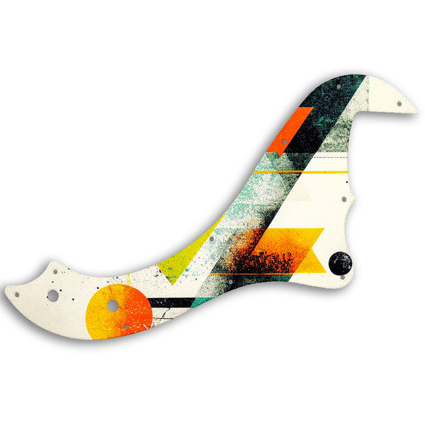 Fender STANDARD DIMENSION BASS V Custom Pickguard Scratchplate ABSTRACT Design