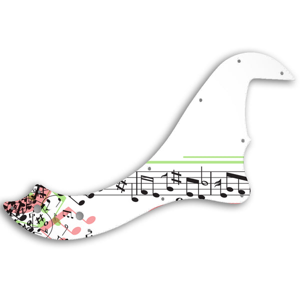 Fender STANDARD DIMENSION BASS V Custom Pickguard Scratchplate Music Design