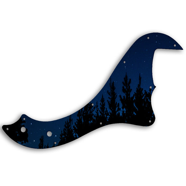 Fender STANDARD DIMENSION BASS V Custom Pickguard Scratchplate NIGHT Design