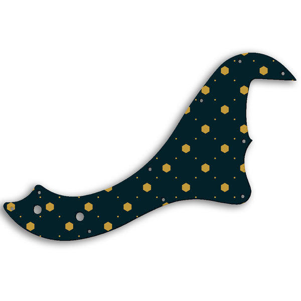 Fender STANDARD DIMENSION BASS V Custom Pickguard Scratchplate Pattern Design