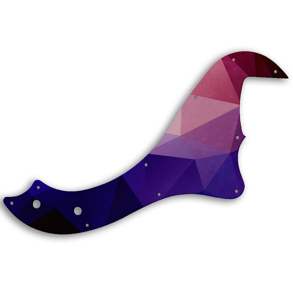 Fender STANDARD DIMENSION BASS V Custom Pickguard Scratchplate POLYGON Design