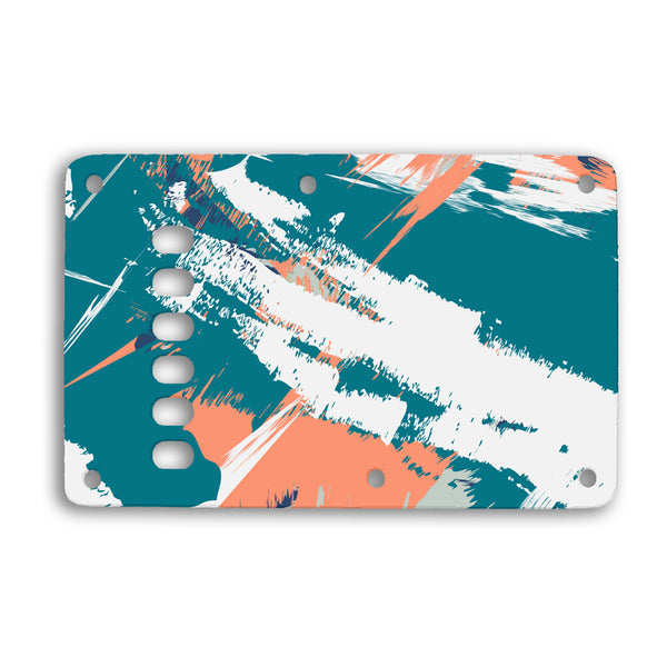 Fender Stratocaster 6 Hole Vintage Backplate Custom Pickguard Scratchplate PAINT Design