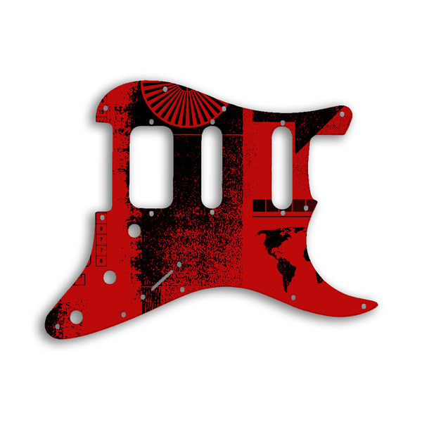 Fender Stratocaster American Lone Star Custom Pickguard Scratchplate ABSTRACT Design