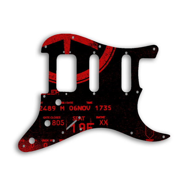 Fender Stratocaster American Deluxe HSS Custom Pickguard Scratchplate ABSTRACT Design