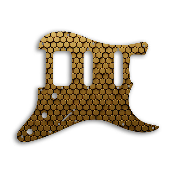 Fender Stratocaster American Deluxe HSS Custom Pickguard Scratchplate HONEYCOMB Design