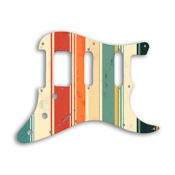 Fender Stratocaster American Deluxe HSS Custom Pickguard Scratchplate RETRO Design