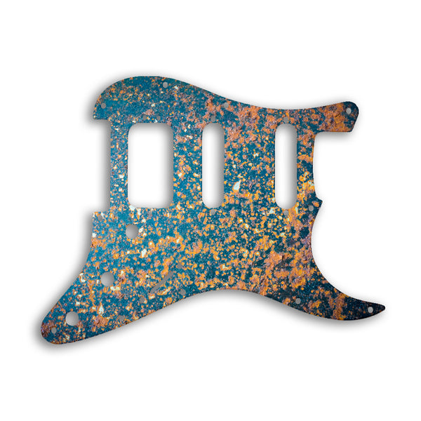 Fender Stratocaster American Deluxe HSS Custom Pickguard Scratchplate Rust Design