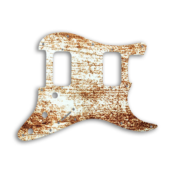 Fender Stratocaster Big Apple / USA Double Fat Custom Pickguard Scratchplate Rust Design