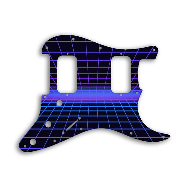 Fender Stratocaster Big Apple / USA Double Fat Custom Pickguard Scratchplate TRON Design