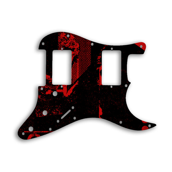 Fender Stratocaster Blacktop Series 2 Humbuckers HH Custom Pickguard Scratchplate ABSTRACT Design