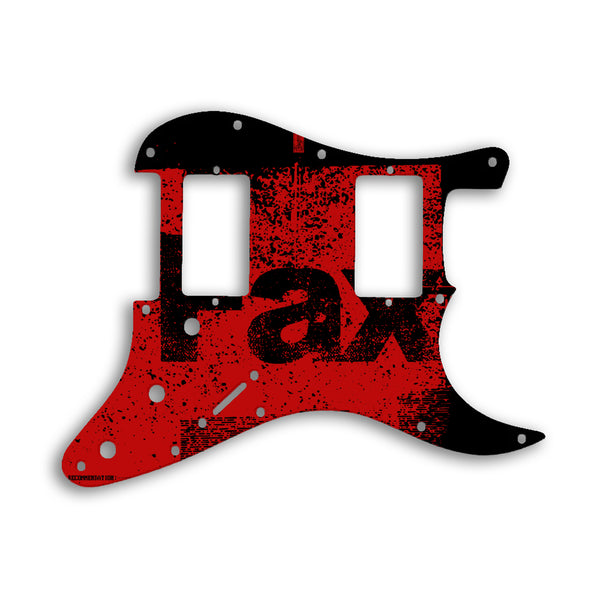 Fender Stratocaster Blacktop Series 2 Humbuckers HH Custom Pickguard Scratchplate ABSTRACT Design