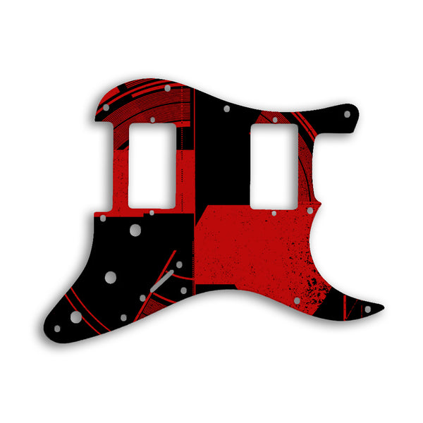 Fender Stratocaster Blacktop Series 2 Humbuckers HH Custom Pickguard Scratchplate ABSTRACT Design