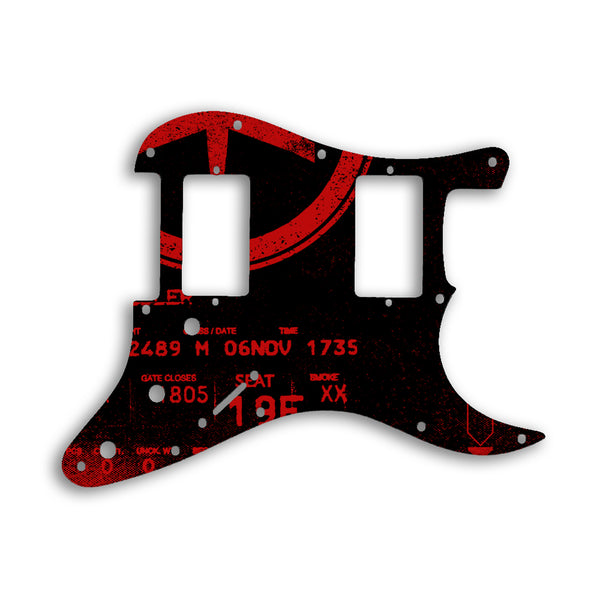 Fender Stratocaster Blacktop Series 2 Humbuckers HH Custom Pickguard Scratchplate ABSTRACT Design