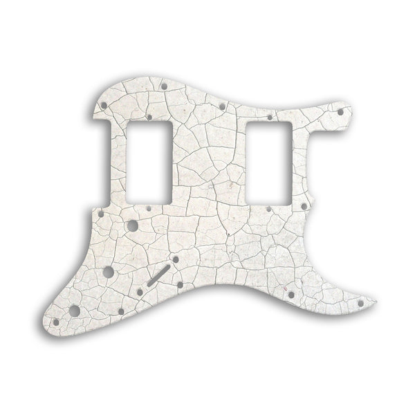 Fender Stratocaster Blacktop Series 2 Humbuckers HH Custom Pickguard Scratchplate CRACKED Design