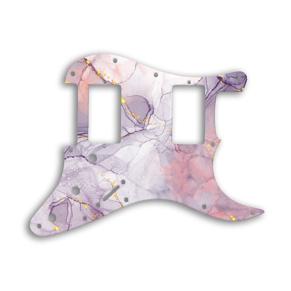 Fender Stratocaster Blacktop Series 2 Humbuckers HH Custom Pickguard Scratchplate Marble Design