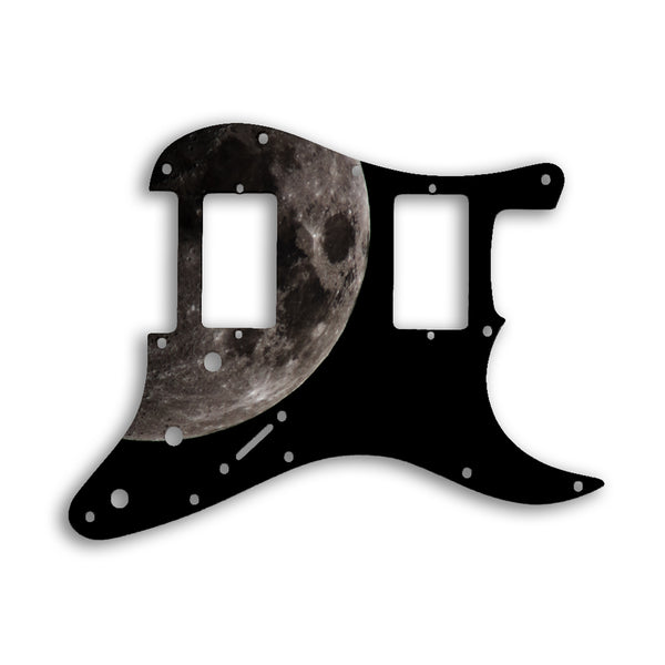 Fender Stratocaster Blacktop Series 2 Humbuckers HH Custom Pickguard Scratchplate MOON Design