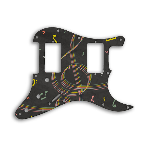 Fender Stratocaster Blacktop Series 2 Humbuckers HH Custom Pickguard Scratchplate Music Design