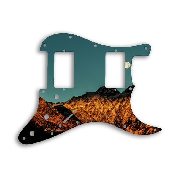 Fender Stratocaster Blacktop Series 2 Humbuckers HH Custom Pickguard Scratchplate NIGHT Design