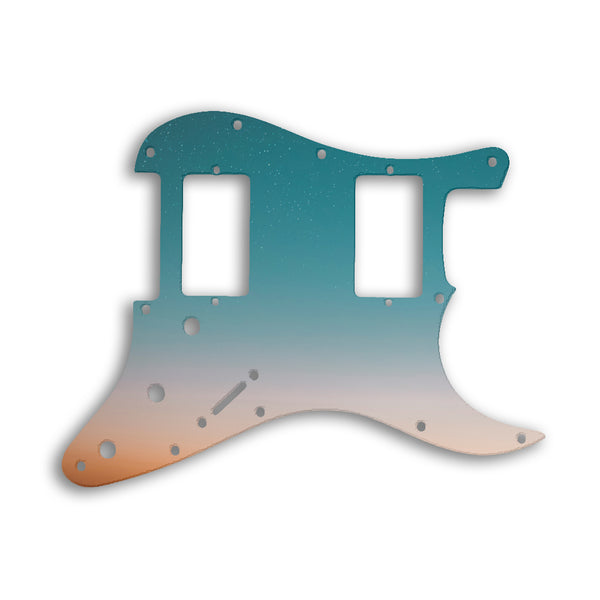 Fender Stratocaster Blacktop Series 2 Humbuckers HH Custom Pickguard Scratchplate NIGHT Design