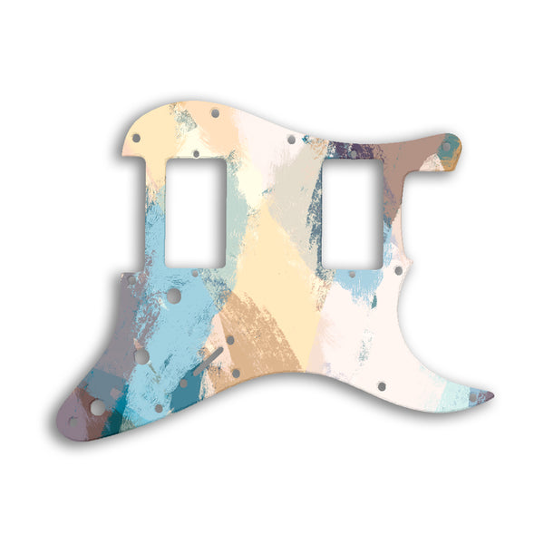 Fender Stratocaster Blacktop Series 2 Humbuckers HH Custom Pickguard Scratchplate PAINT Design