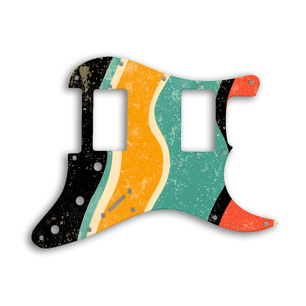 Fender Stratocaster Blacktop Series 2 Humbuckers HH Custom Pickguard Scratchplate RETRO Design