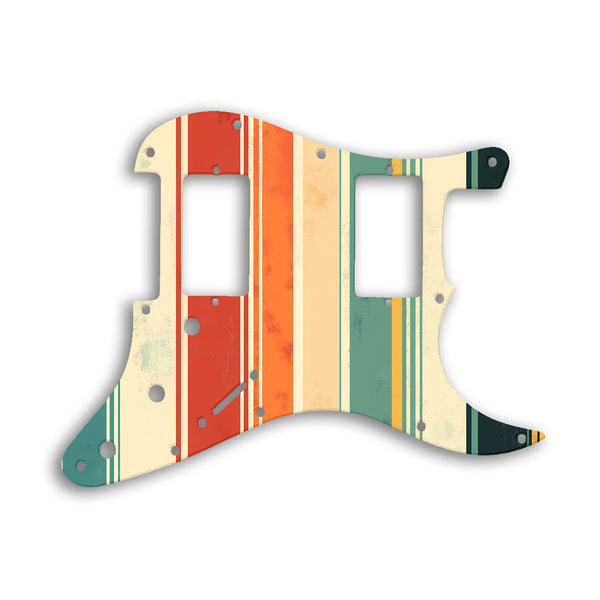 Fender Stratocaster Blacktop Series 2 Humbuckers HH Custom Pickguard Scratchplate RETRO Design