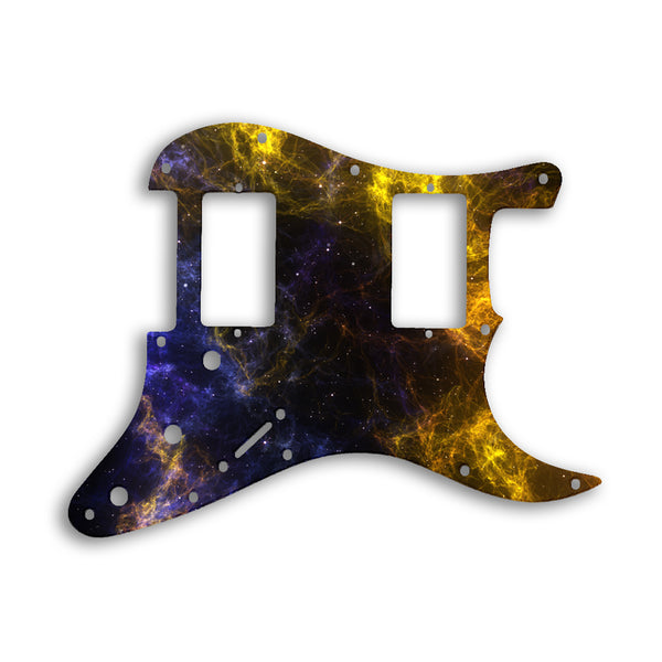 Fender Stratocaster Blacktop Series 2 Humbuckers HH Custom Pickguard Scratchplate SPACE Design