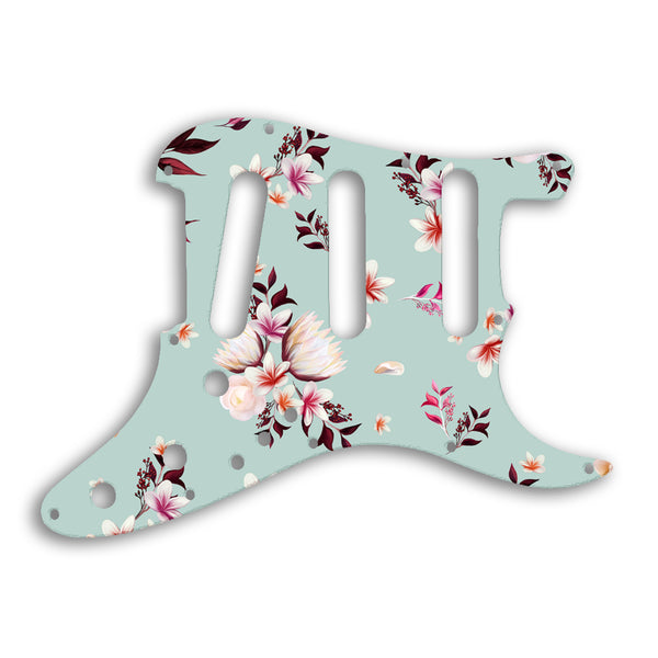 Fender Strat Elite Custom Pickguard Scratchplate FLOWERS Design