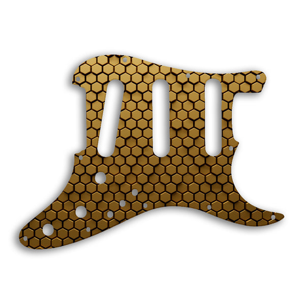 Fender Strat Elite Custom Pickguard Scratchplate HONEYCOMB Design