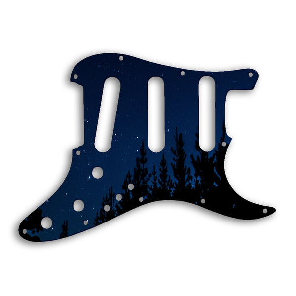 Fender Strat Elite Custom Pickguard Scratchplate NIGHT Design