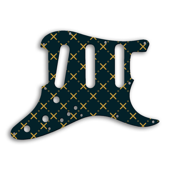 Fender Strat Elite Custom Pickguard Scratchplate Pattern Design