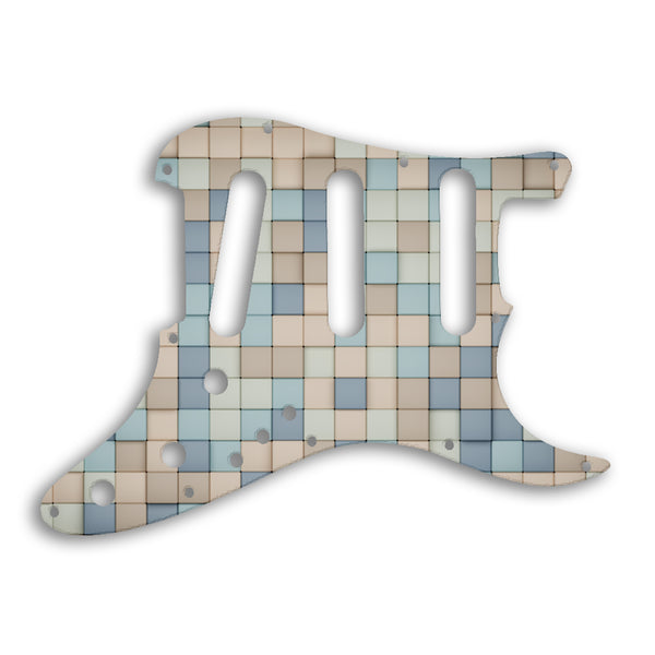 Fender Strat Elite Custom Pickguard Scratchplate TILES Design