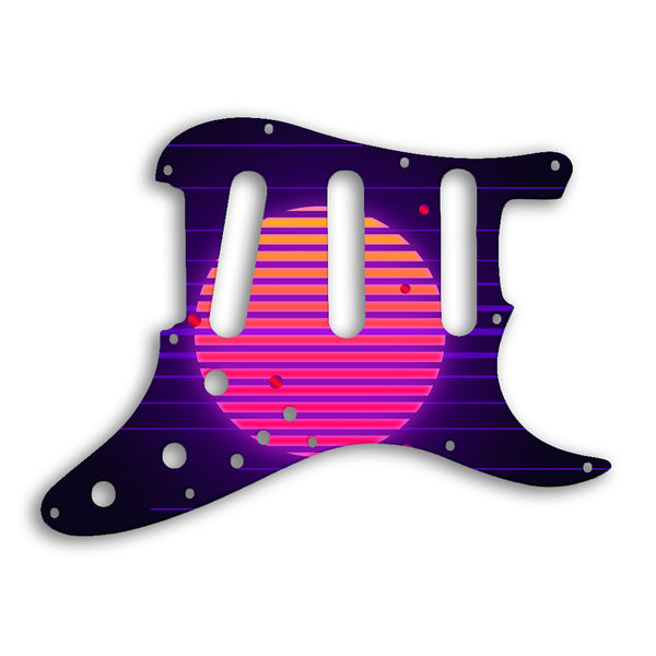 Fender Strat Elite Custom Pickguard Scratchplate TRON Design