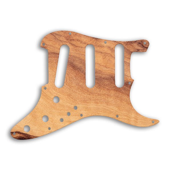 Fender Strat Elite Custom Pickguard Scratchplate Wood Design