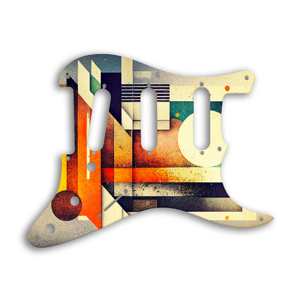 Fender Stratocaster Eric Johnson/Eric Clapton/Stevie Ray Vaughan Sig Custom Pickguard Scratchplate ABSTRACT Design