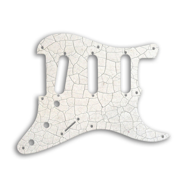 Fender Stratocaster Eric Johnson/Eric Clapton/Stevie Ray Vaughan Sig Custom Pickguard Scratchplate CRACKED Design