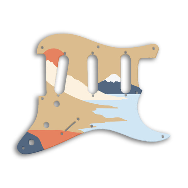 Fender Stratocaster Eric Johnson/Eric Clapton/Stevie Ray Vaughan Sig Custom Pickguard Scratchplate MINIMAL Design