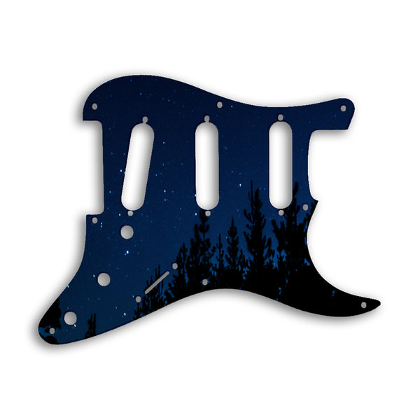 Fender Stratocaster Eric Johnson/Eric Clapton/Stevie Ray Vaughan Sig Custom Pickguard Scratchplate NIGHT Design