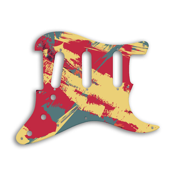 Fender Stratocaster Eric Johnson/Eric Clapton/Stevie Ray Vaughan Sig Custom Pickguard Scratchplate PAINT Design