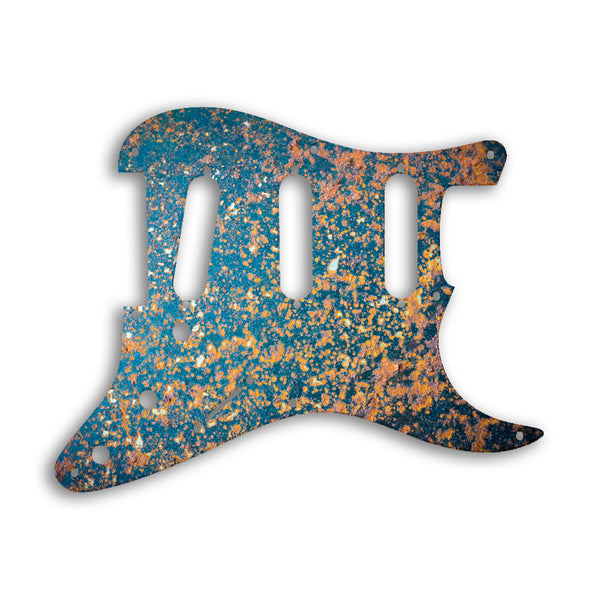 Fender Stratocaster Eric Johnson/Eric Clapton/Stevie Ray Vaughan Sig Custom Pickguard Scratchplate Rust Design