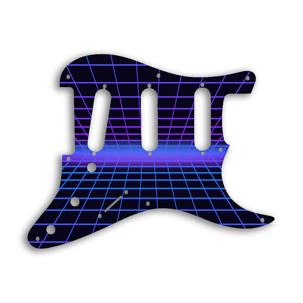 Fender Stratocaster Eric Johnson/Eric Clapton/Stevie Ray Vaughan Sig Custom Pickguard Scratchplate TRON Design