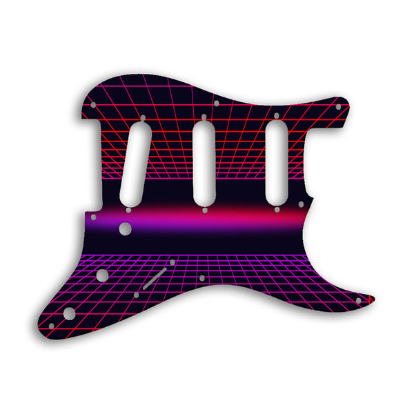 Fender Stratocaster Eric Johnson/Eric Clapton/Stevie Ray Vaughan Sig Custom Pickguard Scratchplate TRON Design