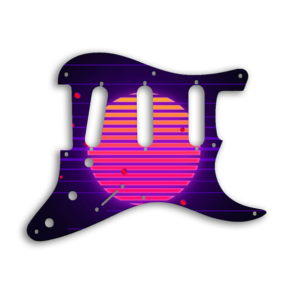 Fender Stratocaster Eric Johnson/Eric Clapton/Stevie Ray Vaughan Sig Custom Pickguard Scratchplate TRON Design