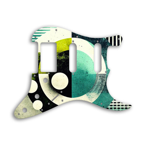 Fender Stratocaster Humbucker / Single Coil / Single Coil Custom Pickguard Scratchplate ABSTRACT Design