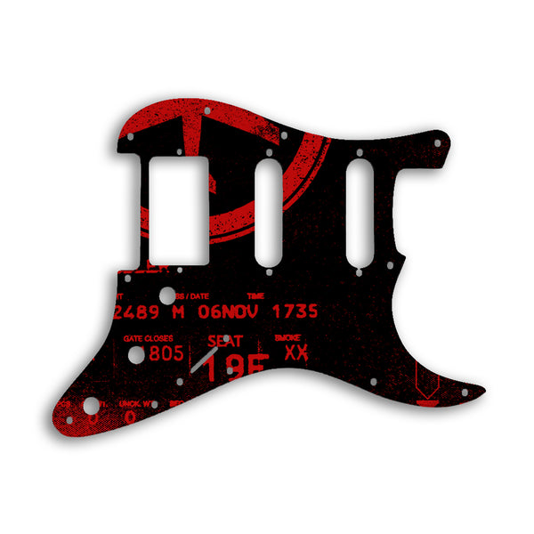 Fender Stratocaster Humbucker / Single Coil / Single Coil Custom Pickguard Scratchplate ABSTRACT Design