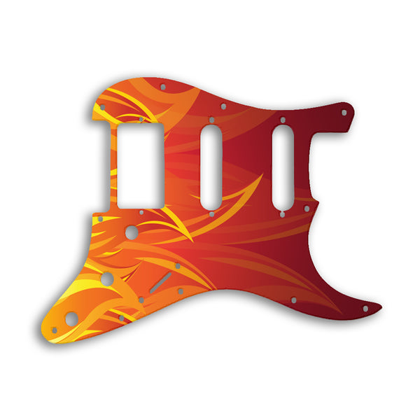 Fender Stratocaster Humbucker / Single Coil / Single Coil Custom Pickguard Scratchplate Fire Design