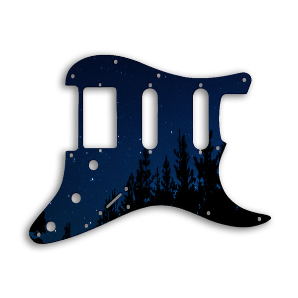 Fender Stratocaster Humbucker / Single Coil / Single Coil Custom Pickguard Scratchplate NIGHT Design