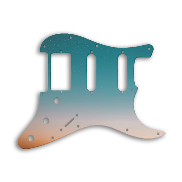 Fender Stratocaster Humbucker / Single Coil / Single Coil Custom Pickguard Scratchplate NIGHT Design