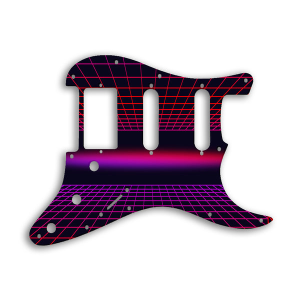 Fender Stratocaster Humbucker / Single Coil / Single Coil Custom Pickguard Scratchplate TRON Design