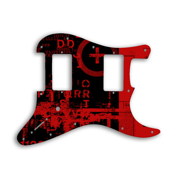 Fender Stratocaster Jim Root Signature Custom Pickguard Scratchplate ABSTRACT Design